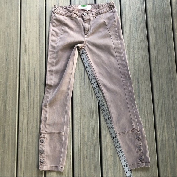 Anthropologie Tan Khaki Skinny Ankle Utility Pants Size 26 - Picture 9 of 11